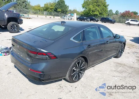 2025 Honda Accord Hybrid Touring из США, поврежденный, VIN 1HGCY2F84SA043222